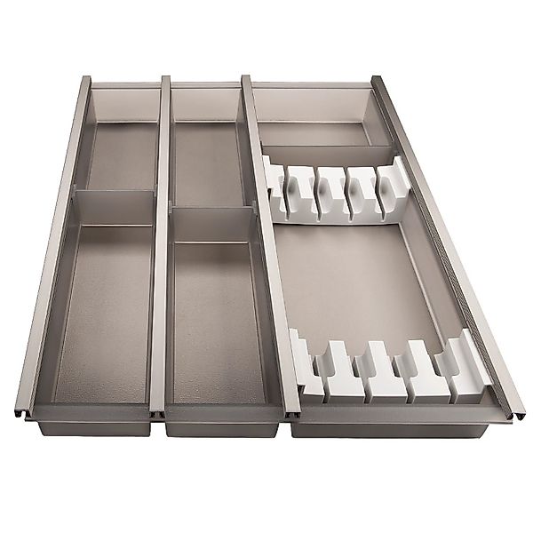 SOTECH Cuisio Besteckeinsatz 450 mm Höhe 55 mm Transluzent Graphitgrau mit günstig online kaufen