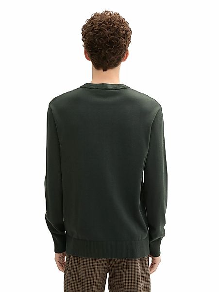 TOM TAILOR Denim Strickpullover, in melierter Optik günstig online kaufen