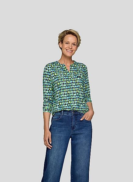 Rabe Langarmshirt mit grafischem Muster günstig online kaufen