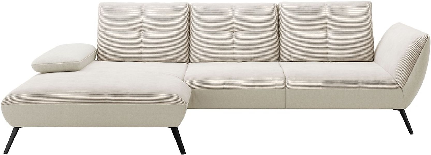 Places of Style Ecksofa »Mikado L-Form«, inkl. Sitztiefenverstellung und Ar günstig online kaufen