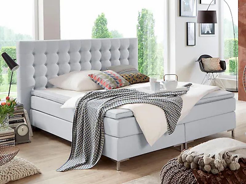 ATLANTIC home collection Boxspringbett Anni, mit Federkernmatratze und Topp günstig online kaufen