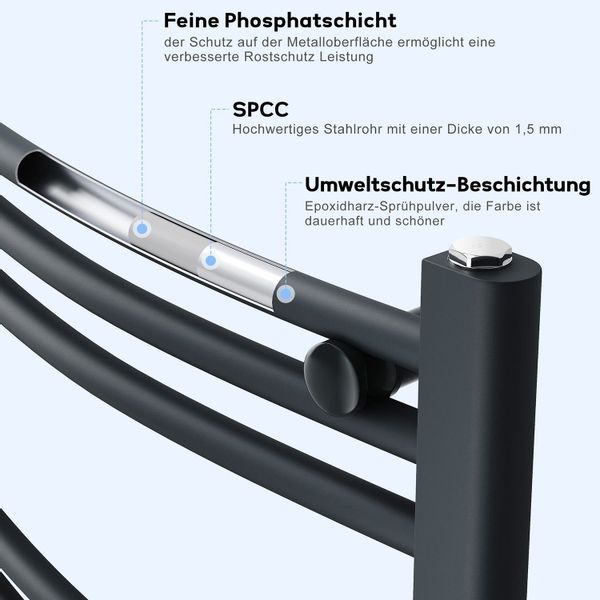 SONNI Elektrischer Badheizkörper Elektrischer Badheizkörper Heizkörper günstig online kaufen