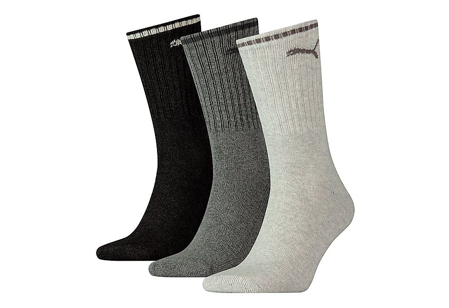 PUMA Sportsocken PUMA UNISEX STRIPED CREW SOCK 3P (3-Paar) Komfort-Bund, Fr günstig online kaufen