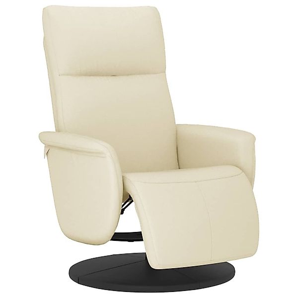 vidaXL Sessel Relaxsessel mit Fußteil Creme günstig online kaufen