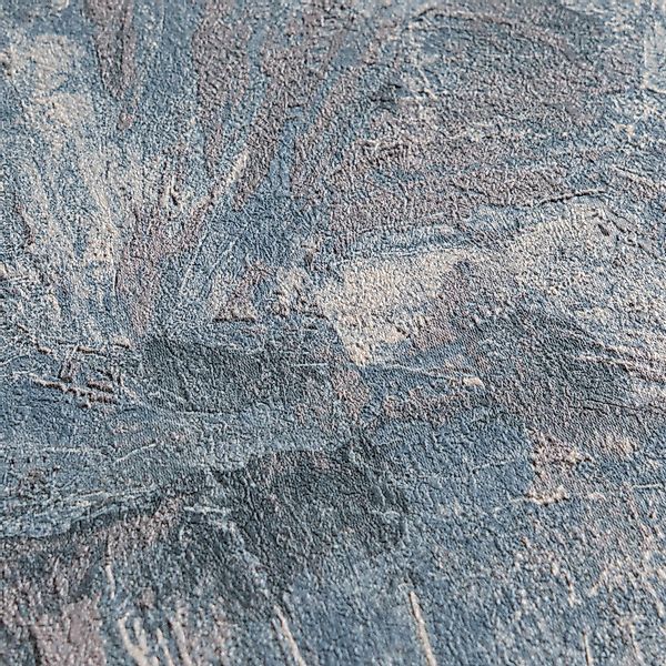 A.S. Creation Vliestapete Grafik Floral 10,05 m x 0,53 m Blau-Grau FSC® günstig online kaufen