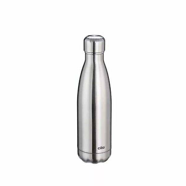 Cilio Isolierflasche ELEGANTE 0,5 Liter silber günstig online kaufen