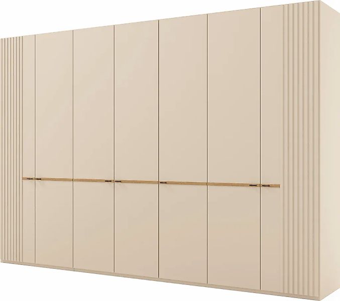 Musterring Kleiderschrank "Isabelle" Lamellen in Korpusfarbe, Griffe in sch günstig online kaufen