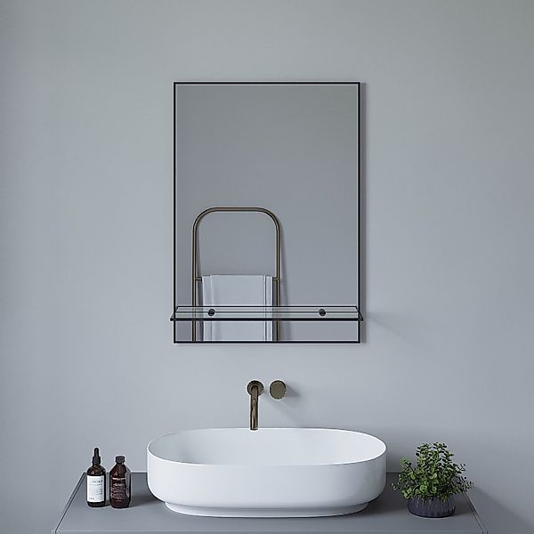 AQUABATOS Badspiegel Spiegel Badezimmer mit Ablage günstig online kaufen