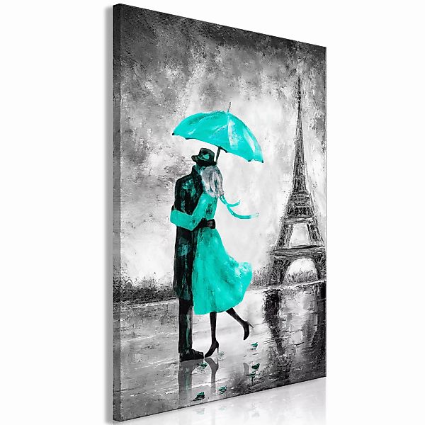 Wandbild - Paris Fog (1 Part) Vertical Green günstig online kaufen
