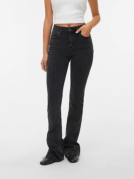 Vero Moda Bootcut-Jeans "VMFLASH MR FLARED JEANS LI170 GA NOOS" Baumwollmis günstig online kaufen