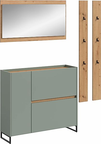 Home affaire Garderoben-Set "EVRID, 4-teilig, Breite 172 cm, individuell st günstig online kaufen