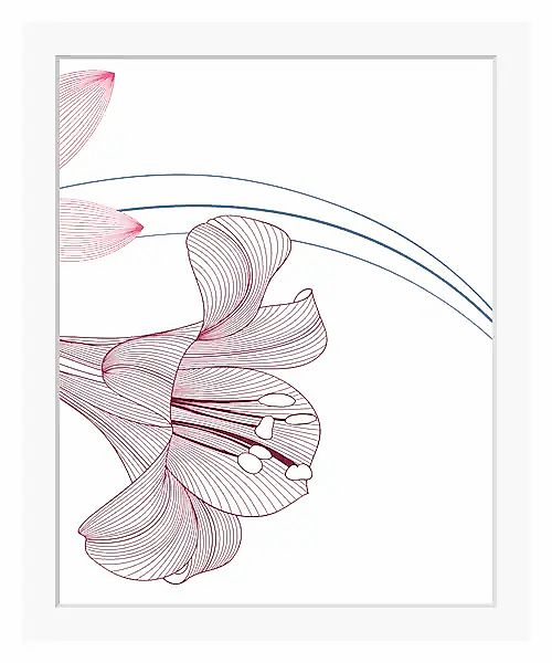 queence Bild "Alma", Blumen, (Set), Blumen, gerahmt günstig online kaufen