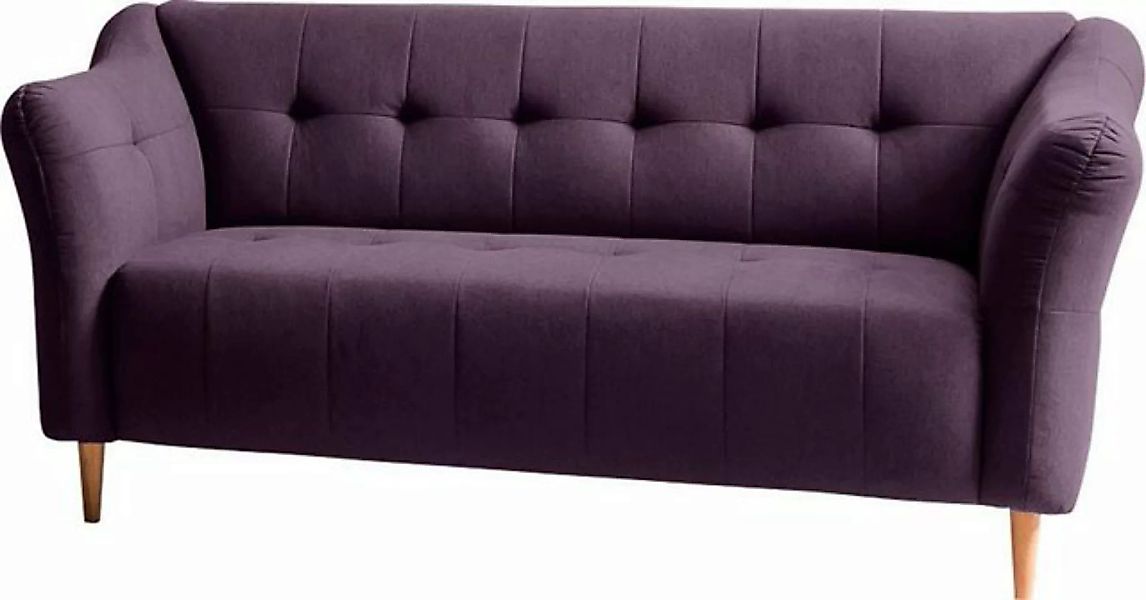 exxpo - sofa fashion 3-Sitzer Soraya, mit Holzfüßen, frei im Raum stellbar günstig online kaufen