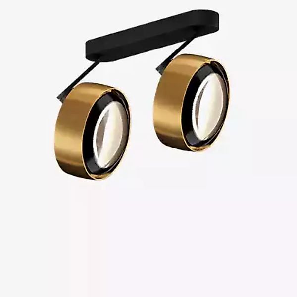 Occhio Più Alto 3d Doppio Volt S40 Strahler LED 2-flammig, Kopf bronze/Bald günstig online kaufen
