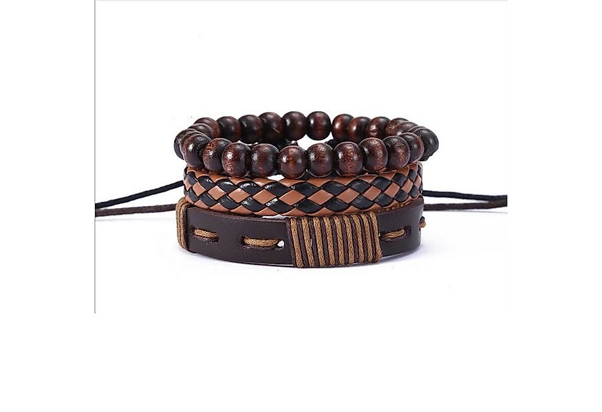 The Beauty House Armband Set Lederarmband 3er Set für Herren günstig online kaufen