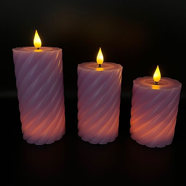 Online-Fuchs LED-Kerze 3 LED-Kerzen gedreht aus günstig online kaufen