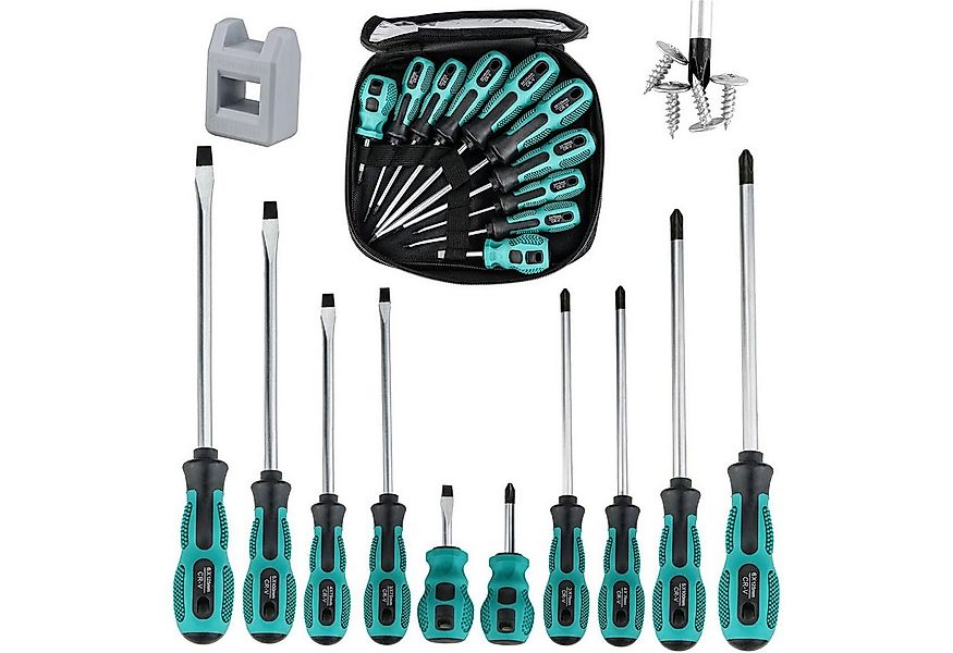 Refined Living Schraubendreher 10 pcs Schraubendreher Set Profi Magnetische günstig online kaufen