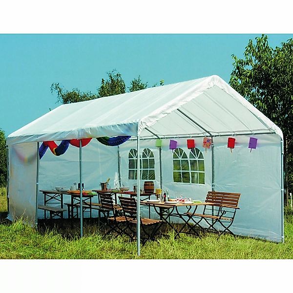 Siena Garden Dach Carport 3x6 Weiß 300 cm x 600 cm günstig online kaufen