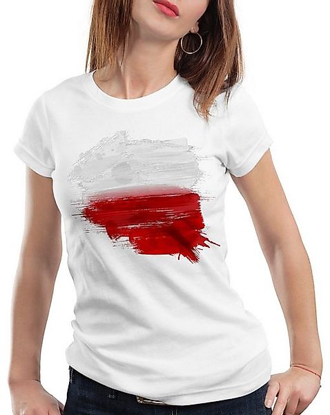 style3 T-Shirt Flagge Polen Fußball Sport Polska WM EM Fahne günstig online kaufen