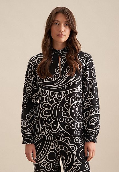 seidensticker Klassische Bluse Schwarze Rose Langarm günstig online kaufen