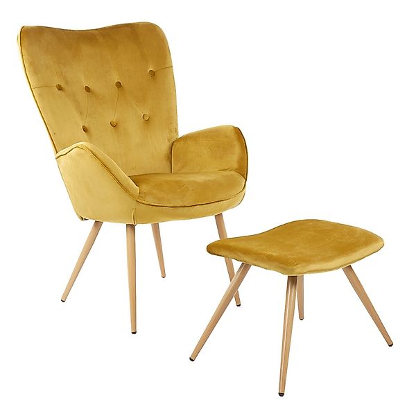 Albatros International Sessel Ohrensessel York gold günstig online kaufen