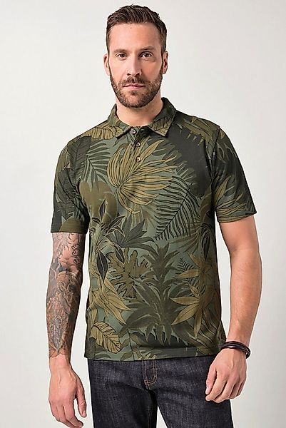 JP1880 Poloshirt Poloshirt Piqué Alloverprint Halbarm günstig online kaufen