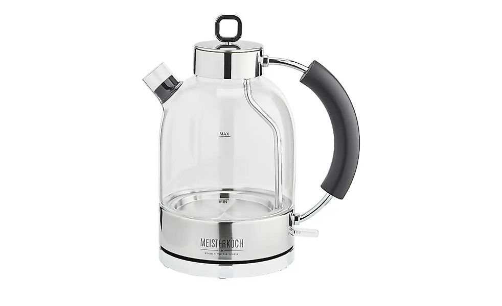 Meisterkoch Wasserkocher  WK-161G ¦ silber ¦ Glas,Edelstahl ¦ Maße (cm): B: günstig online kaufen
