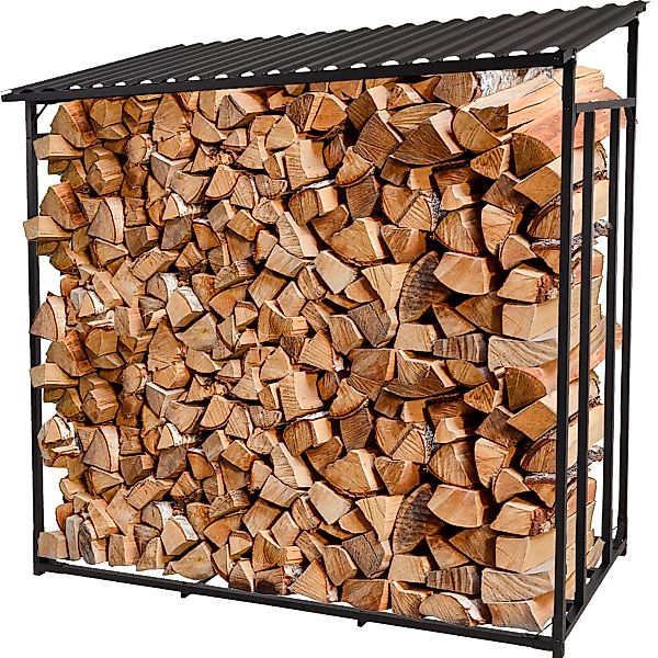 Heidenfeld Kaminholzregal Brennholzregal BR100, BxTxH:135x70x165 cm, günstig online kaufen