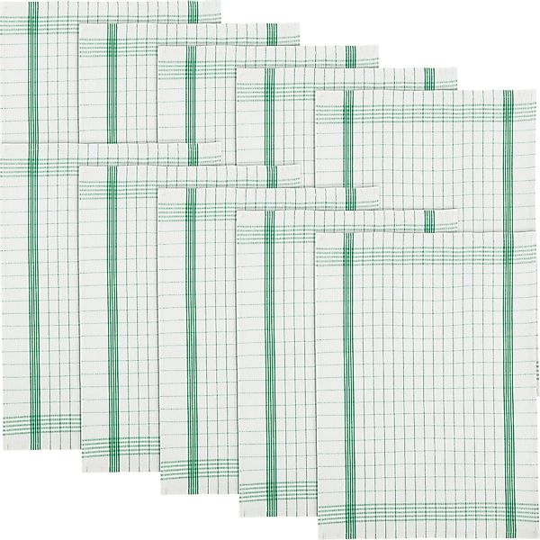 REDBEST Geschirrtuch Geschirrtuch 10er-Pack, Halbleinen Karo günstig online kaufen