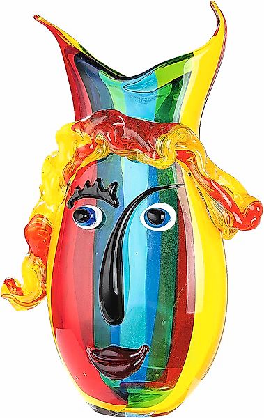 GILDE GLAS art Tischvase »Rainbow« aus Glas, Höhe ca. 37 cm günstig online kaufen