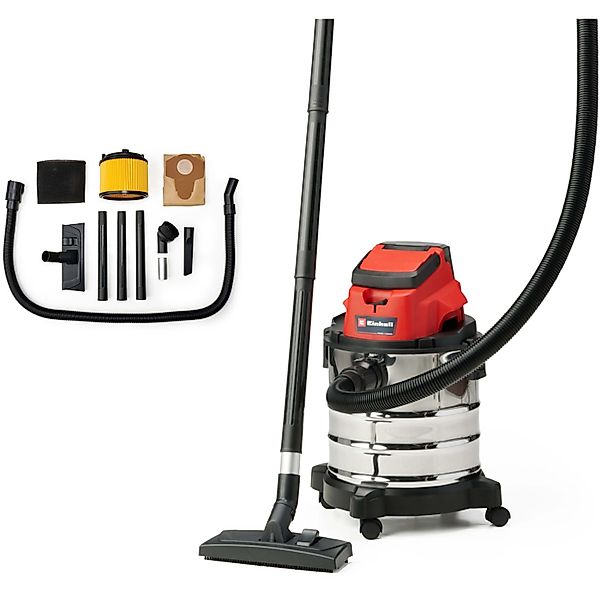 Einhell Power X-Change Akku-Nass-Trockensauger TC-VC 18/20 Li Solo günstig online kaufen