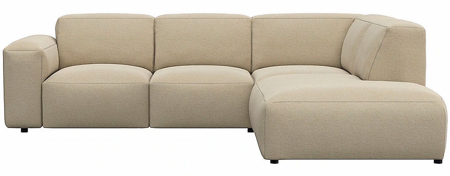 FLEXLUX Ecksofa "Lucera, super Sitzkomfort durch Kaltschaum im Sitz, L-Form günstig online kaufen