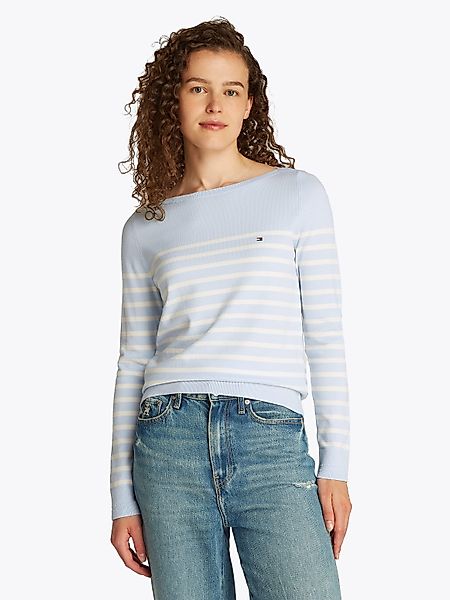 Tommy Hilfiger Strickpullover CO JERSEY STITCH günstig online kaufen