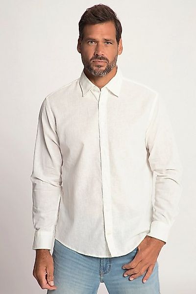 JP1880 Businesshemd Hemd Langarm Leinenmix Kentkragen Modern Fit günstig online kaufen