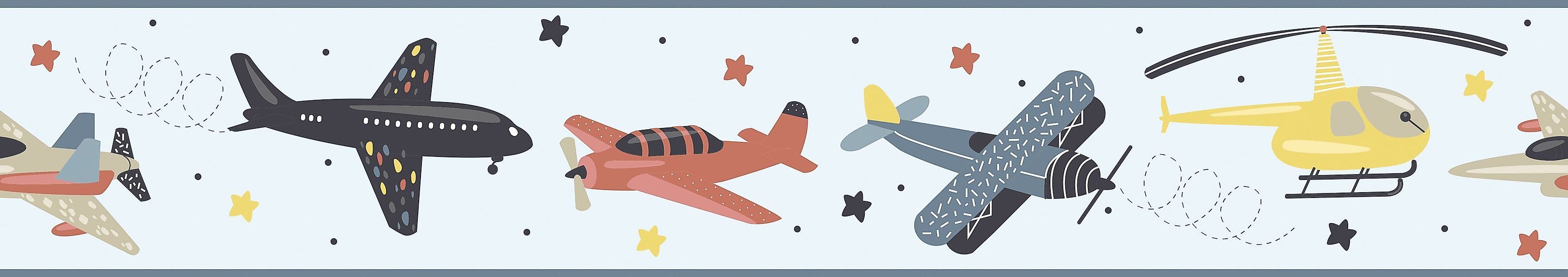 Marburg Kindertapete, matt, (1 St), Flugzeug, günstig online kaufen