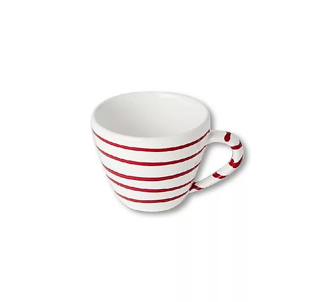 Gmundner Keramik Rotgeflammt Cappuccino-Obertasse 0,16 L / h: 6,8 cm günstig online kaufen