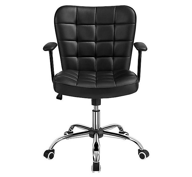 Yaheetech Drehstuhl mit Armlehnen & Rollen, Bürostuhl Ergonomischer Schreib günstig online kaufen