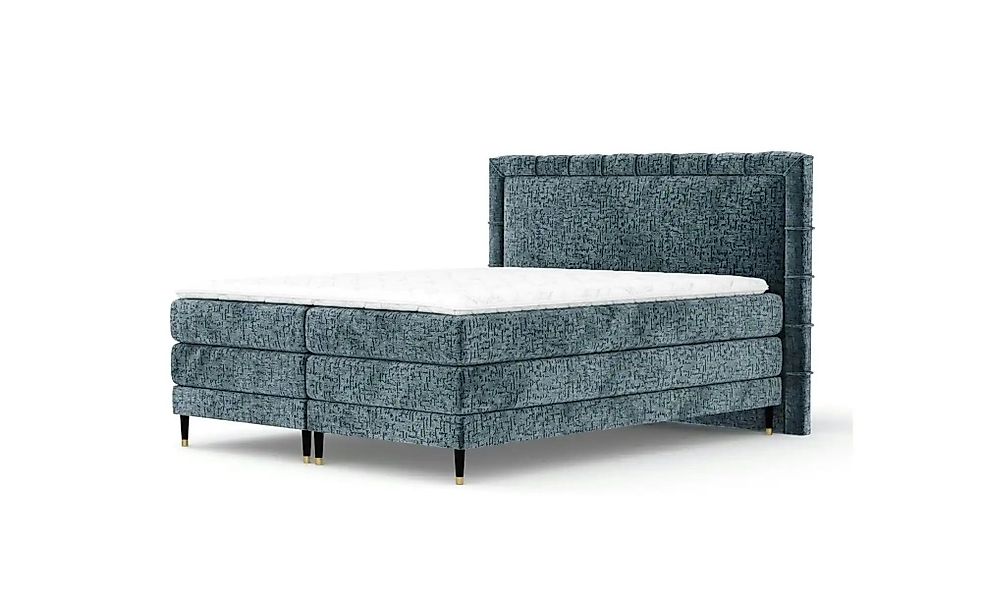 Boxspringbett   ¦ blau ¦ Maße (cm): B: 227 H: 123 Betten > Komfortbetten - günstig online kaufen