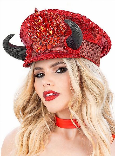 Smiffys Kostüm Disco Devil Glitzermütze, Für teuflische Paraden und höllisc günstig online kaufen