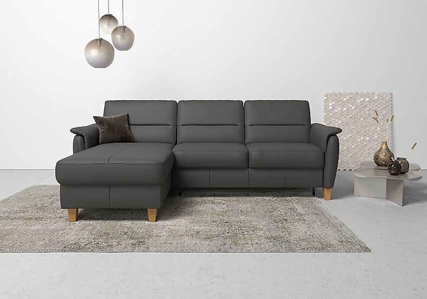 Home affaire Ecksofa Palmera L-Form, Federkern, günstig online kaufen