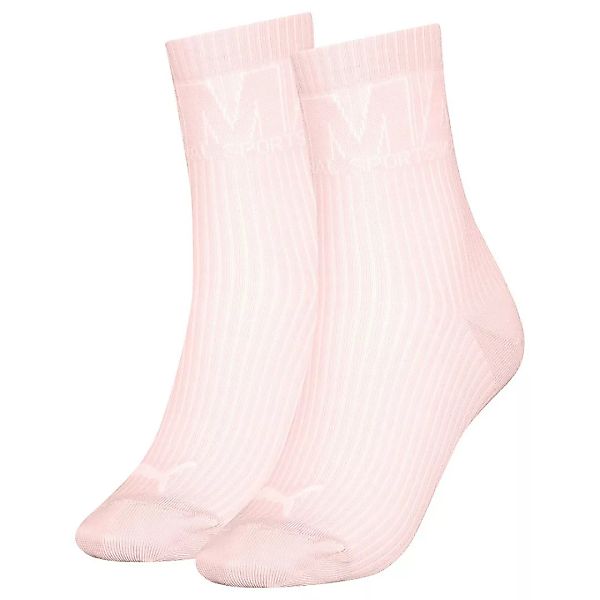 Puma Outline Logo Short Socken 2 Paare EU 35-38 Pink Combo günstig online kaufen