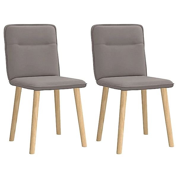 vidaXL Esszimmerstühle 2 Stk Taupe Stoff 4101226 günstig online kaufen