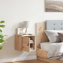 vidaXL Regal Wandschrank 31,5x30x30 cm Massivholz günstig online kaufen