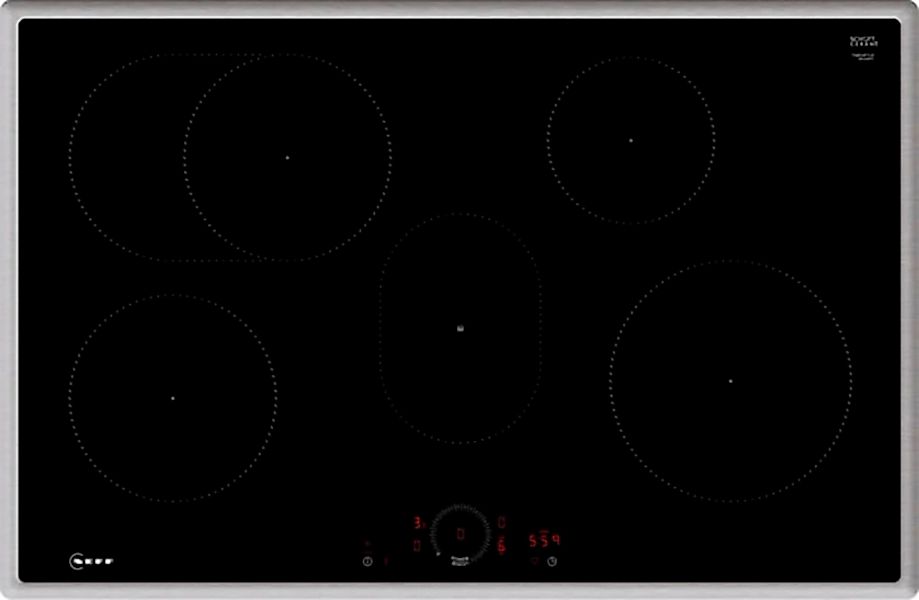 NEFF Induktions-Kochfeld "T58SHF1L0" mit virtueller Twist Touch Bedienung günstig online kaufen