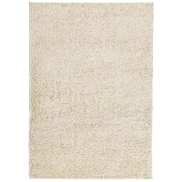 vidaXL Teppich Shaggy Hochflor Modern Golden 140x200 Cm 1955868 günstig online kaufen
