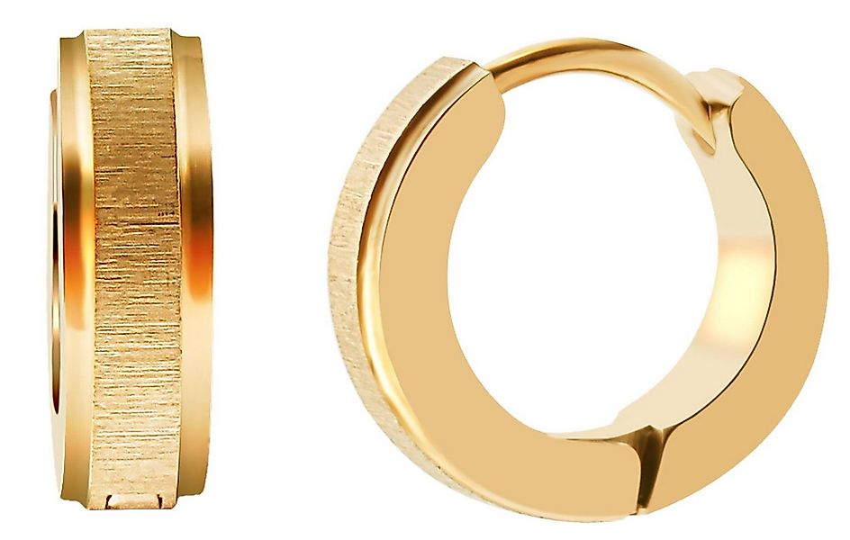 AKZENT Ohrring-Set Alisha Creolen Ohrringe Edelstahl gold Damen wasserfest günstig online kaufen