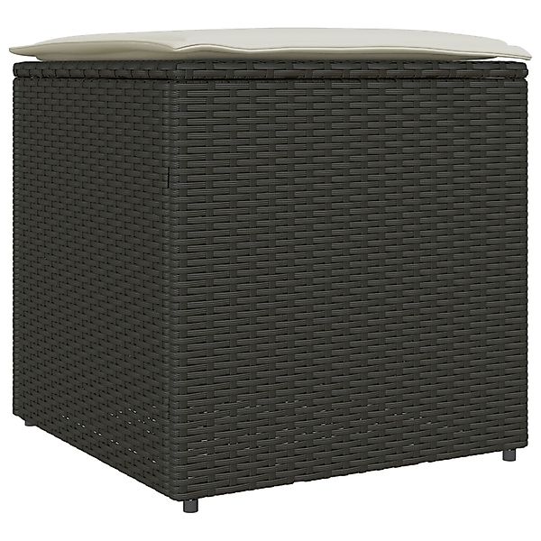 vidaXL Gartenbox Außenlagerungskiste Schwarz und Creme günstig online kaufen