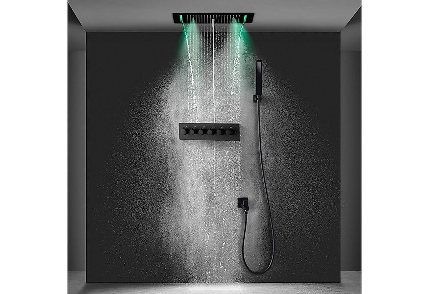 Oihpaw Duschsystem mit thermostat Multifunktionales Regendusche, 1 tlg., Re günstig online kaufen