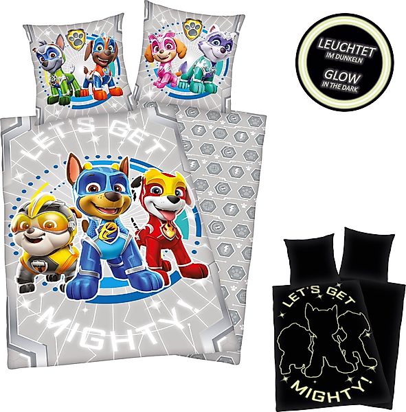PAW PATROL Kinderbettwäsche Paw Patrol, Renforcé, günstig online kaufen