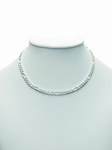 Adelia´s Silberkette "925 Silber Figaro Halskette 50 cm Ø 4,4 mm", Silbersc günstig online kaufen